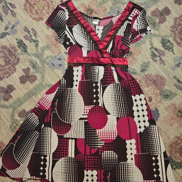 Maurices Geometric Print Fit & Flare Dress 💕 - Picture 1 of 4